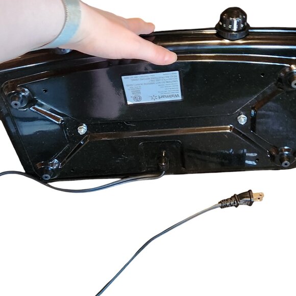 Very Gently Used One Time Portable Plugin Mainstays Double Burner - Picture 2 of 3